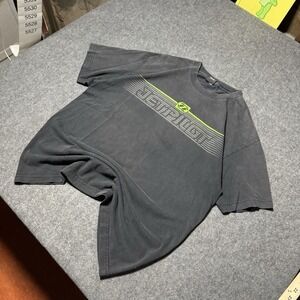 VTG Y2K Jetpilot Box Logo Tshirt Mens L 21x27 Faded Black Surf Grunge